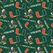 Licensed NCAA University of Miami Tone on Tone MIA-1178 Cotton Fabric by the Yard